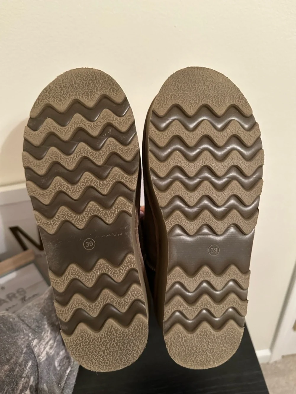 Taupe Platform Suede Ankle Booties - Women